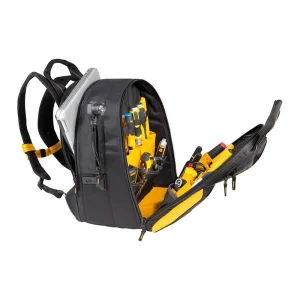 Heavy Duty Tool Bag with Padded Shoulder Strap Multifunction Tool Bag for Outdoor Use Durable Tool Bag with Multi-Use Pockets
