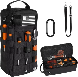 Heavy Duty Tool Organizer Bag 13 Inch Tool Pouch Tactical Portable Small Tool Bag