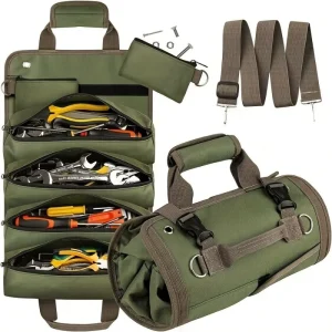 Heavy Duty Waterproof Tool Roll Bag Organizer Custom OEM Portable Tool Bag