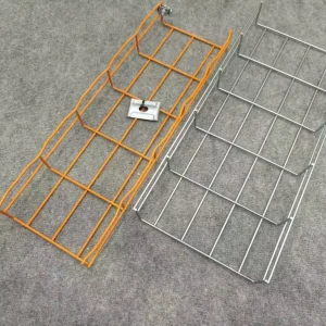 Heavy duty Wire Mesh Cable Tray Diameter 5mm or 6mm Hot Dip Galvanized
