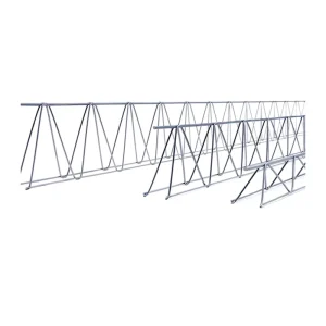 Height 100mm Steel bar Trusses Iron Lattice Truss Construction Materials Large Span Steel Roof Grid Truss