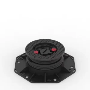Height Adjustable 60-90mm Plastic Base Support Pedestal Floor Slate Support for Outside Terrace