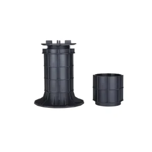 Height-Adjustable Plastic Tile Pedestal for Outdoor Raised Floor Support