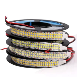 High Bright 12V 24V 2835 LED Strip Light Double Row IP30 Non Waterproof 480leds Per Meter 5m Long LED Strip White Warm White