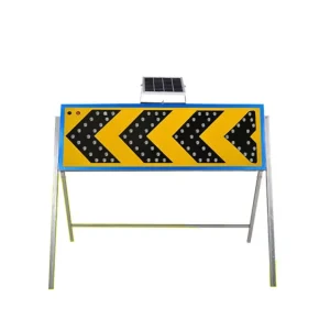 High Brightness Solar Powered Portable Traffic Directional Sign Arrow Warning Light for Highway Road