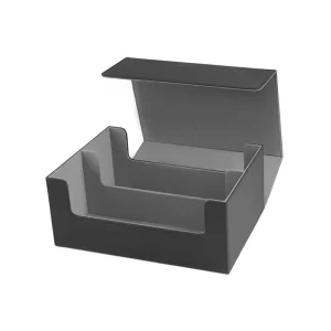 High Capacity Dual Row Magnetic PU Protective Storage Box for 35PT Graded Sports Trading Cards with RFID Blocking