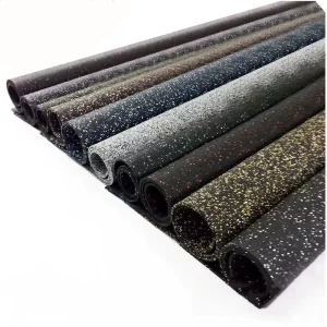 High-Density Anti-Slip Durable Eco-Friendly CE-Certified Customizable Rubber Gym Mat Roll for Boxing