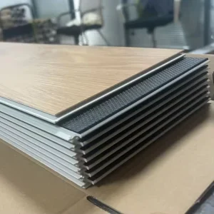 High Gloss Vinyl Flooring Click Lock Lvt Flooring 5.5mm 6mm 7mm 8mm Luxury Vinyl Tile Rigid Core Unilin Spc Flooring