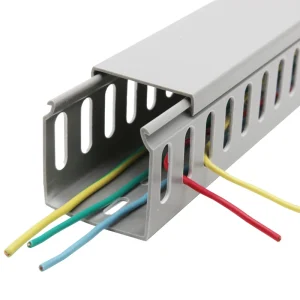 High-Level Flame Retardant Closed Slotted Cord Cable Protector Channel Wire Duct