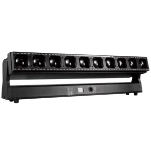 High Power Long Strip 10 * 60W LED Matrix Light 4-in-1 RGBW Frequency Flash Beam Light Focusing Moving Head Stage Light
