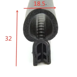 High Pressure Car Door Sealing Anti Collision Strip Steel Electrical Cabinet Core Triple Composite EPDM Rubber Sealing Strips