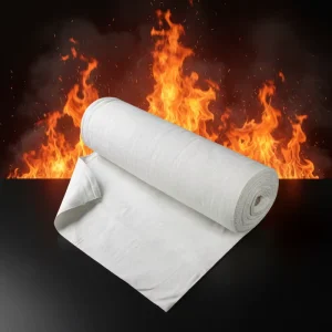High Quality 1200C Ceramic Fiber Cloth Fengshuo Brand Custom Flame Retardant Welding Drapery Fabric Fire Curtain Heat