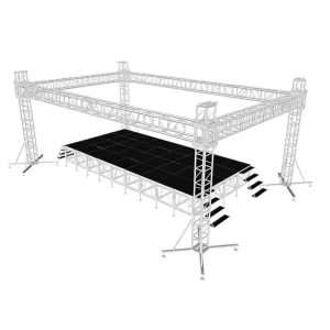 High Quality Aluminium Display Truss for Stage DJ Booth with 1000kg Load Capacity Quick Installation for Concerts