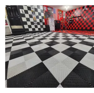 High Quality Certified Clear Car Garage Floor Tiles Pp Interlocking Anti Slip Plastic Multifunctional Modular Floor Mat