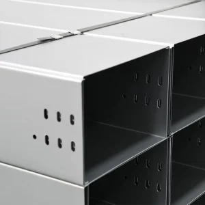 High Quality Galvanized Trough Cable Tray Customizable For Power Plant And Infrastructure Projects
