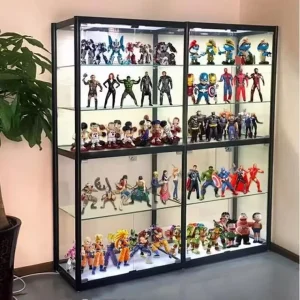 High Quality Glass Cabinet Display Case Shop Display Showcase for Commercial Glass Display Stand