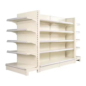 High Quality Metallic Corner Supermarket Shelves Advertising Display Stand For Supermarket Rack Storage Feature