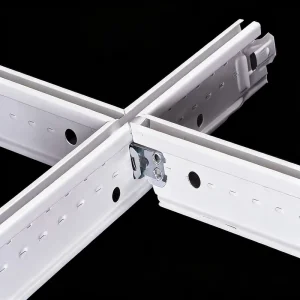 High Quality Modern Keel Flat Ceiling T Grid High Strength Light Weight Easy Installation Galvanized Steel Suspended Ceiling 1