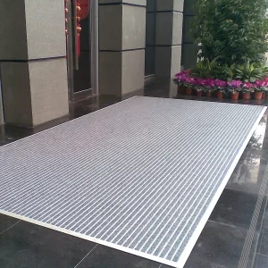 High Quality Modern Luxury Anti Slip Floor Mat Striped Aluminum Alloy Entrance Dustproof Mat for Outdoor Use