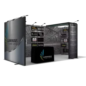 High Quality Pop Up Exhibition Stand with Custom Logo Printing for Conference and Exhibition