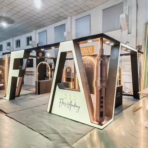 High Quality Portable Modular Exhibition Booth Fair Stand 3×3 10×10 20X20 ft Trade Show Booth Equipment
