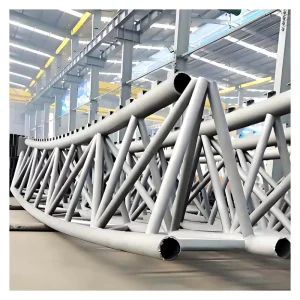 High Quality Prefabricated Steel Structural Pipe Tube Truss Frame Roof Shed For Exhibition Hall Building Construction