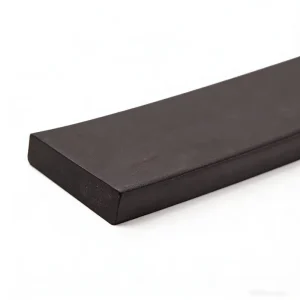 High Quality Silicone Profile Solid Square Bar Anti collision Shock Absorption Sealing Rubber Square Flat Strip