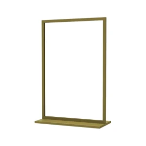 High Quality Stainless Steel Square Frame Double Sides Floor Display