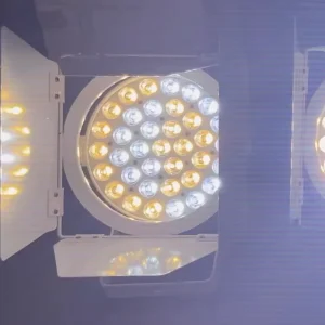 High Quality Super Bright Pro LED Car Exhibition Light White Warm Color 37x10W Auto Car Show Lighting