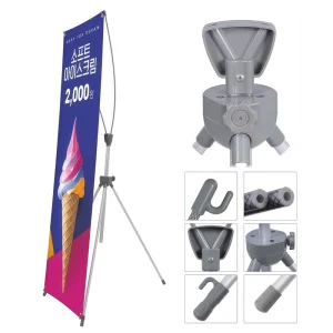 High Quality X Banner Stand Empty Frame Bulk 60*160cm 80*180cm 120*200cm Advertising Companies Iron X Stands