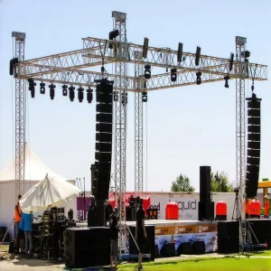 High-Strength Industrial Aluminum Stage Truss for Trade Shows