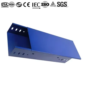 High Strength Perforated Trough Customized Fireproof Colorful Powder Coating Cable Tray for Commercial Building Wire Routing