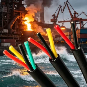 High Temperature Copper Conductor Fire Retardant Soft Antifreeze Wire with PE Insulation 450/750V for Heating Applications