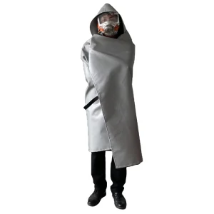 High Temperature Fireproof Fiberglass Fabric Silicone Fireproof Cloak