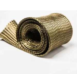 High Temperature Resistant Basalt Fiber Sheathed Pipe Fireproof Mineral Fiber Braided Wiring Harness Fiberglass Casing