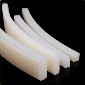 High Temperature Resistant Transparent Silicone Plate Sealing Strip Square Flat Anti Collision Waterproof Custom Processing