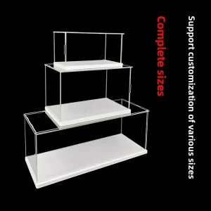 High Transparency Dust-Proof Acrylic Display Rack for Action Figures Toys Cars and Building Blocks Storage