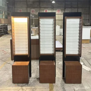 High-Transparency Eyewear Display Cabinet for Optical Shops