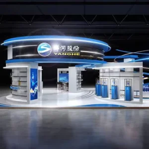 High end MEGA Modular Assembly Exhibition Booth for Modern Fashion Pop Up Store Art Show Event