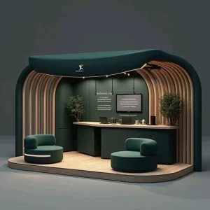 High end MEGA Modular Assembly Exhibition Booth for Modern Fashion Pop Up Store Mall Event Display