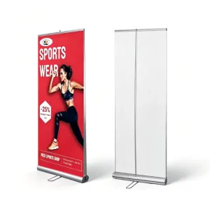 High quality Double sided Roll up Banner Display Pull up Banner Exhibition Retractable Roll up Banner Stand for Advertising