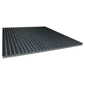 Highly Durable Custom Commercial Entrance Mat For Office Outdoor Metal Floor Mat Built In Indoor Door Mat For Business Anti Slip