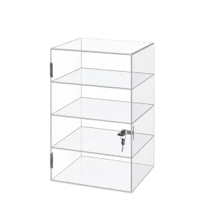 Highly Transparent Acrylic Lockable Multi layer Display Cabinet for Jewelry Accessories Toys & Shoes