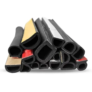 Hollow Semi Circular EPDM Rubber Sealing Strip Waterproof Dustproof Custom Size Color Hardness Available Cutting for Door Window