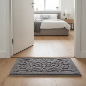 Home Floor Mats Door Mats Anti-Slip Bathroom Carpets High-Cut and Low-Ring Design