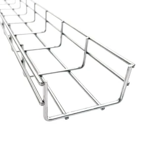 Hot-Dip Galvanized Q235 Carbon Steel Wire Mesh Cable Tray, Model WGQJ