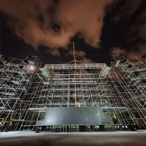 Hot-Dip Galvanized Ringlock Layer Truss for Speaker Sound System Scaffolding