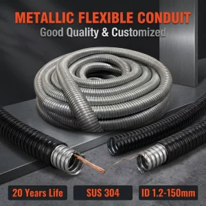 Hot Galvanized Steel Corrugated Flexible Waterproof Conduit for Gas or Electric Wire Protection
