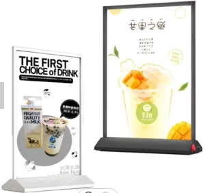 Hot Led Ultra Thin Advertising Light Box Rectangular Frame Movie Poster Glass Lighting Poster Light Box