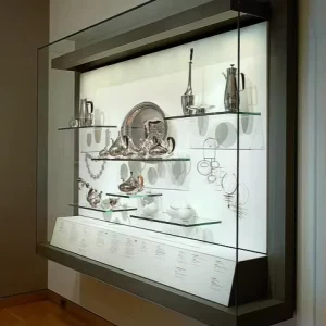 Hot Selling Customized Glass Display Cabinet with LED Lighting Direct From Chinese Factory for Museum Displays